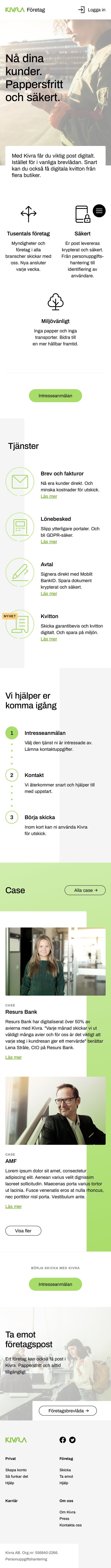 Kivra Foretag Mobile